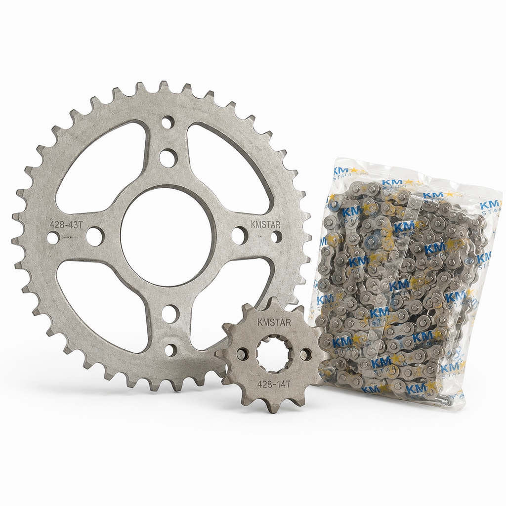 Sprocket Kit with Chain for Honda CB150 – KM STAR