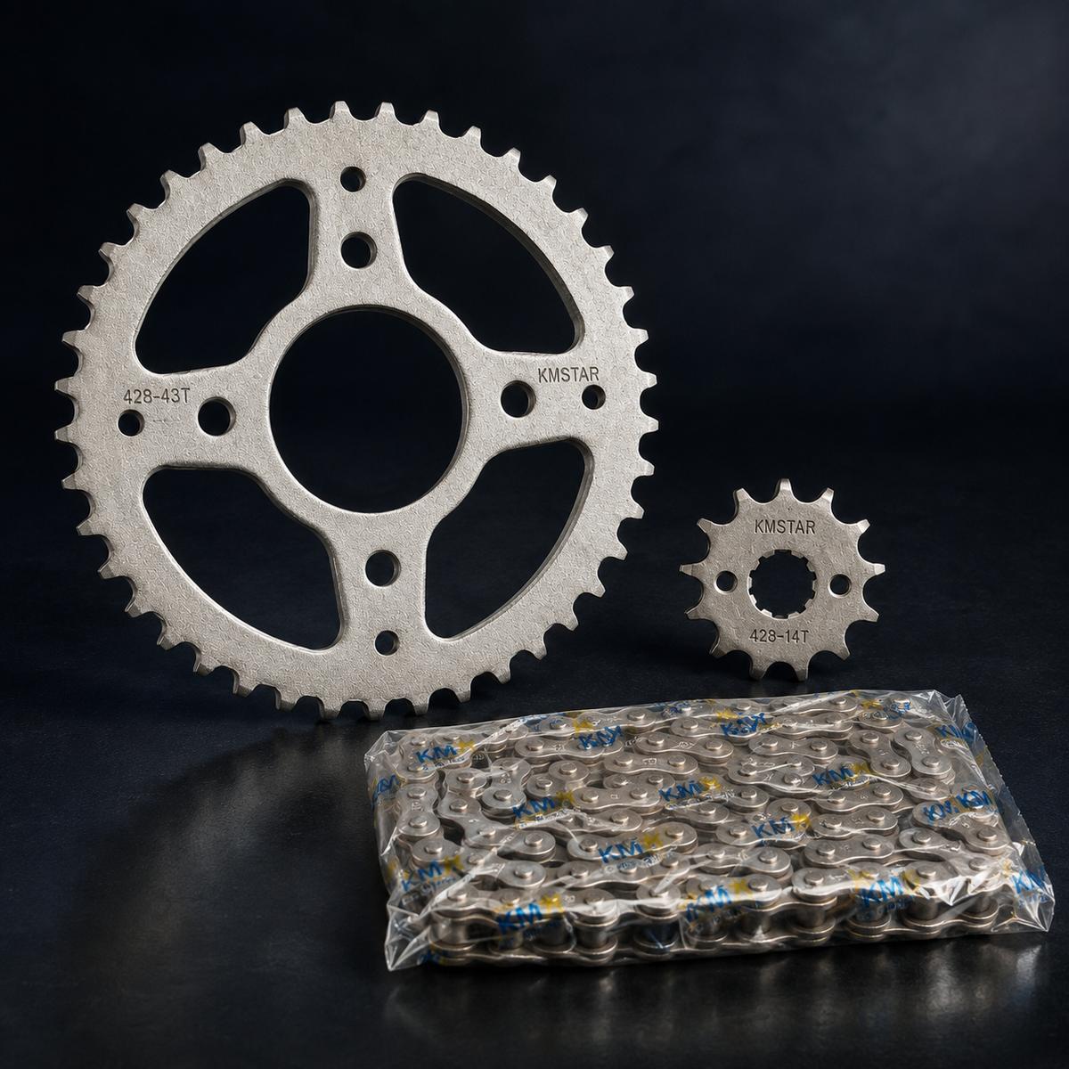 Sprocket Kit with Chain for Honda CB150 – KM STAR