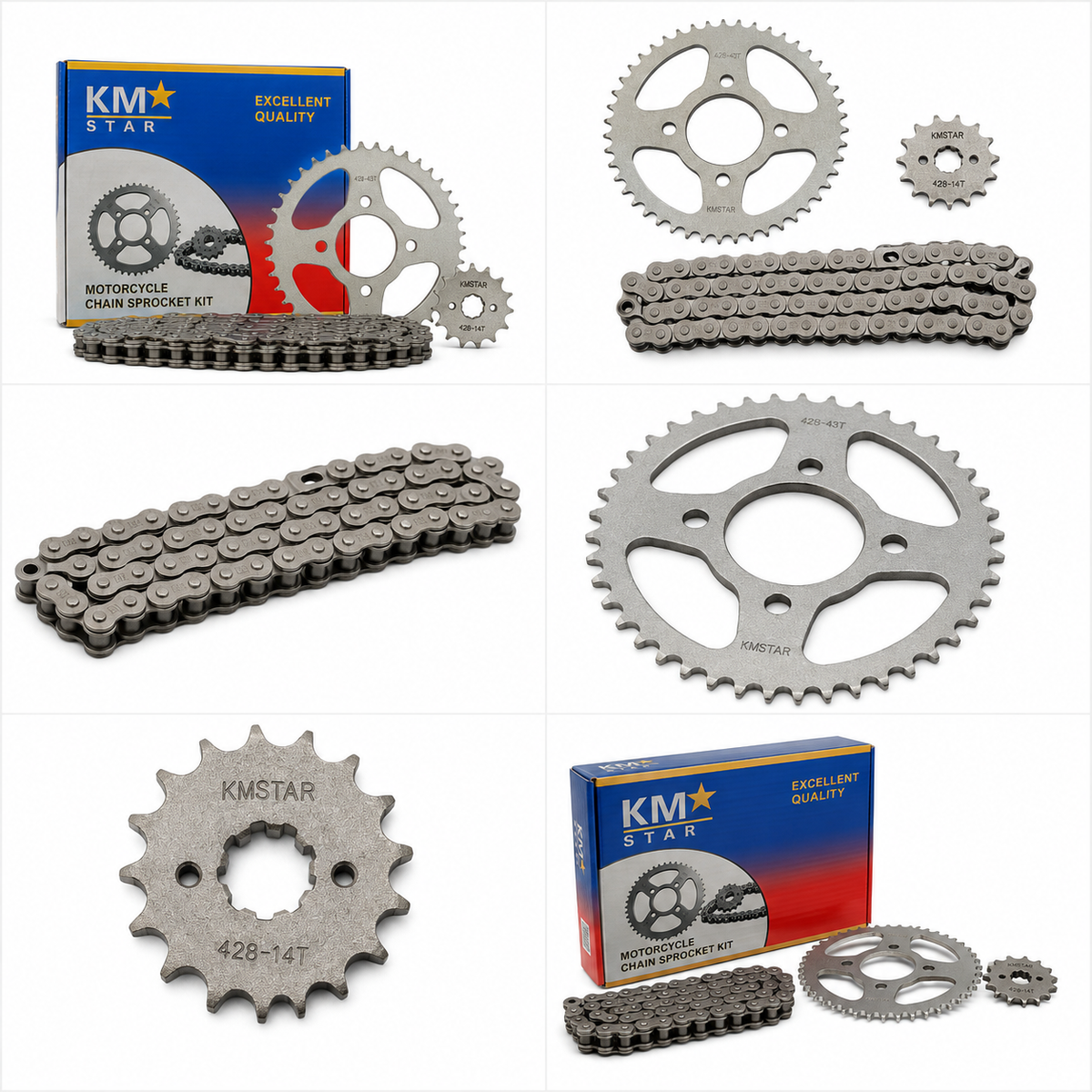 Sprocket Kit with Chain for Honda CB150 – KM STAR