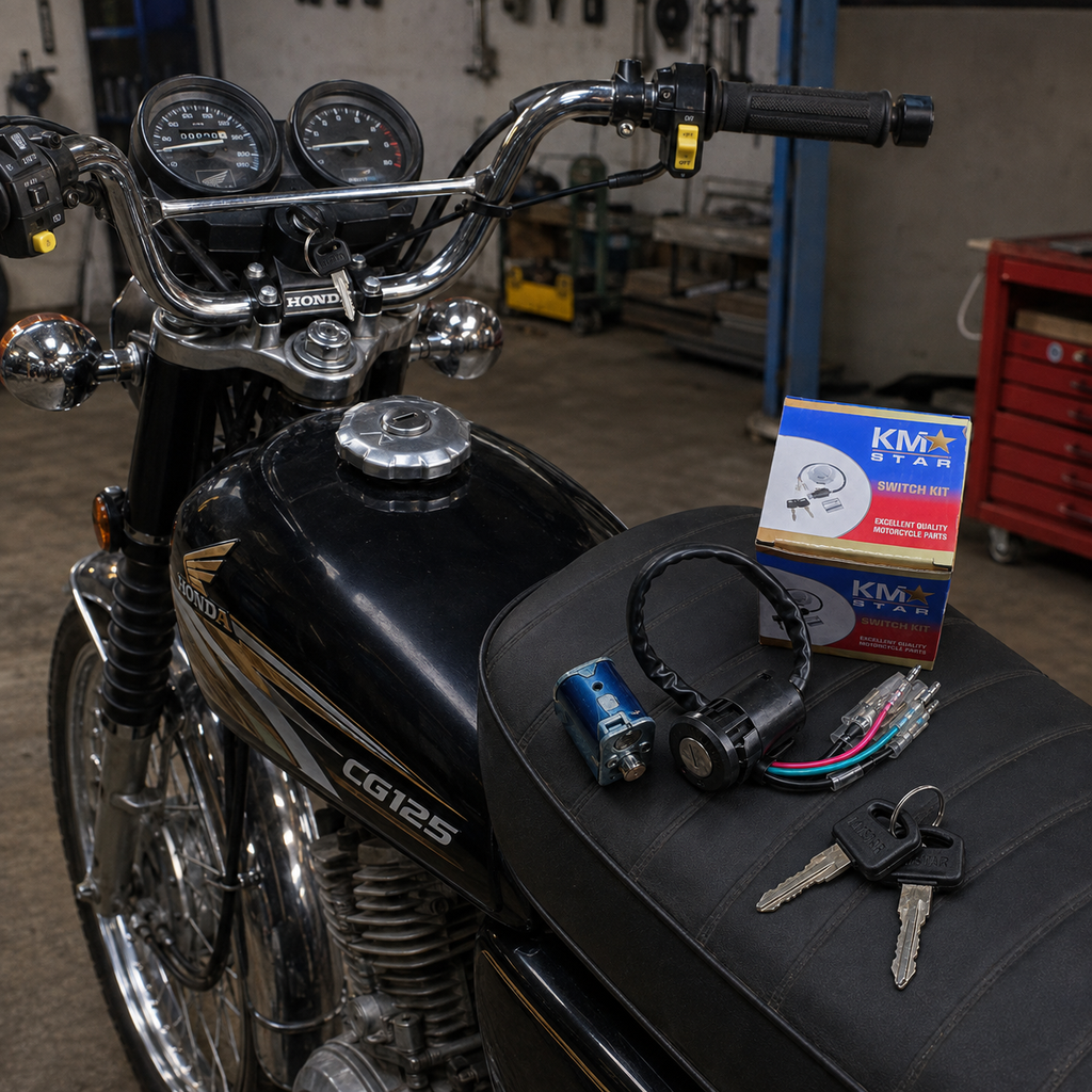 Switch KIT CG125 3PC Premium Quality - KM STAR