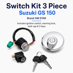 Switch KIT Suzuki GS150 Comeplete 3 Piece - KM STAR