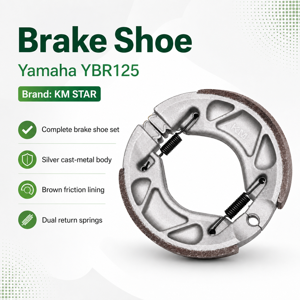 Brake Shoe YBR125 - KM STAR