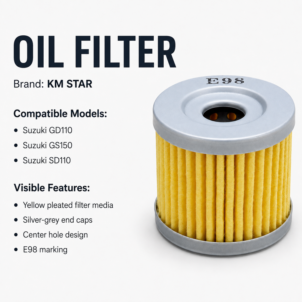 OIL Filter for SUZUKI GS150 / GD110 / SD110 - KM STAR