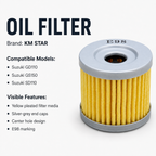 OIL Filter for SUZUKI GS150 / GD110 / SD110 - KM STAR