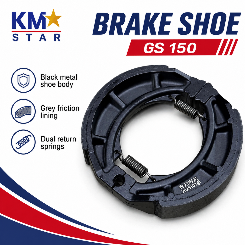 Brake Shoe for SUZUKI GS 150 (Premium Quality) - KM STAR