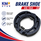 Brake Shoe for SUZUKI GS 150 (Premium Quality) - KM STAR