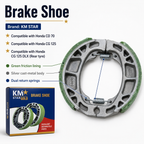 Brake Shoe for Honda CD70 / CG 125 - KM STAR Gold