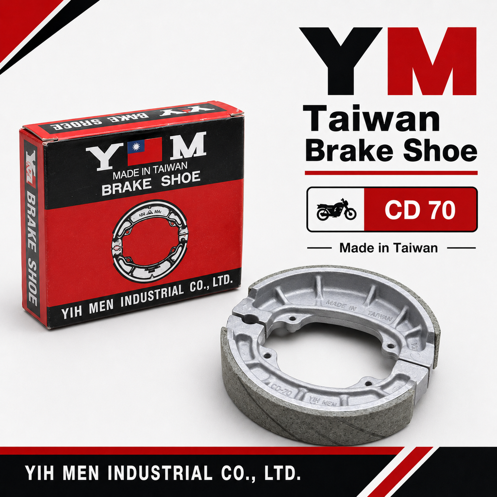 YM Taiwan Brake Shoe – Made in Taiwan | Multiple Motorcycle Models